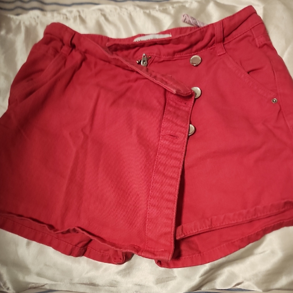 Zara Vibrant Red Women's Skorts